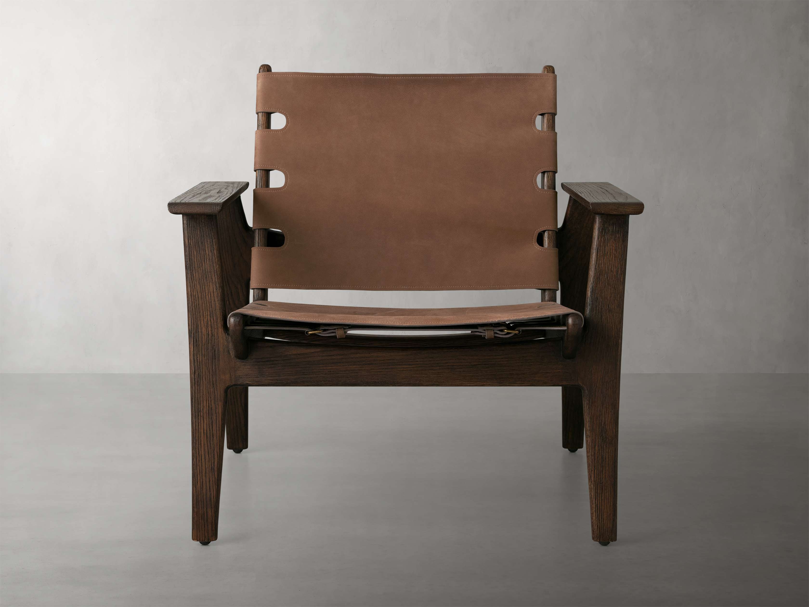 Reggie Nubuck Chair Leather in Brown  Piedmont Cocoa - Image 0