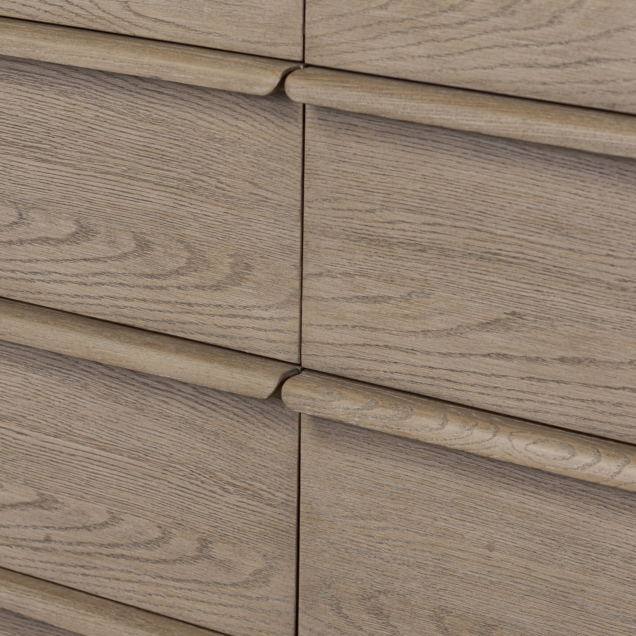 Primrose 10 Drawer Dresser - Natural Flat Oak Veneer - Image 7