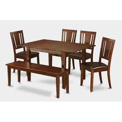 Agesilao Butterfly Leaf Solid Wood Breakfast Nook Dining Set - Image 0