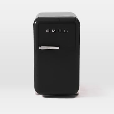 Mini SMEG Refrigerator, Right Hinge, Cream - Image 3
