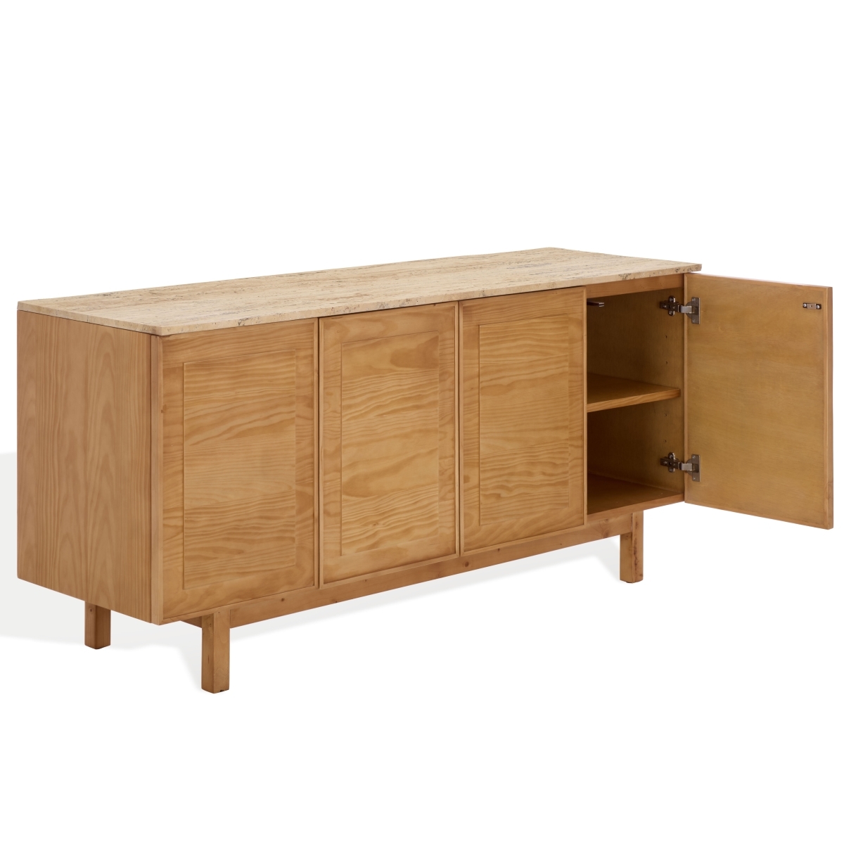 Debrianna Travertine Sideboard - Natural / Travertine - Image 4
