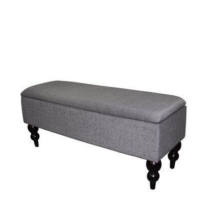 Alland Upholstered Flip Top Storage Bench - Image 0