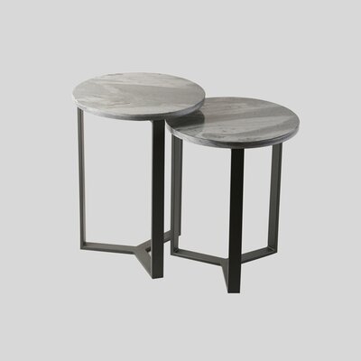 Marble Nesting Tables - Set Of 2 - Image 0