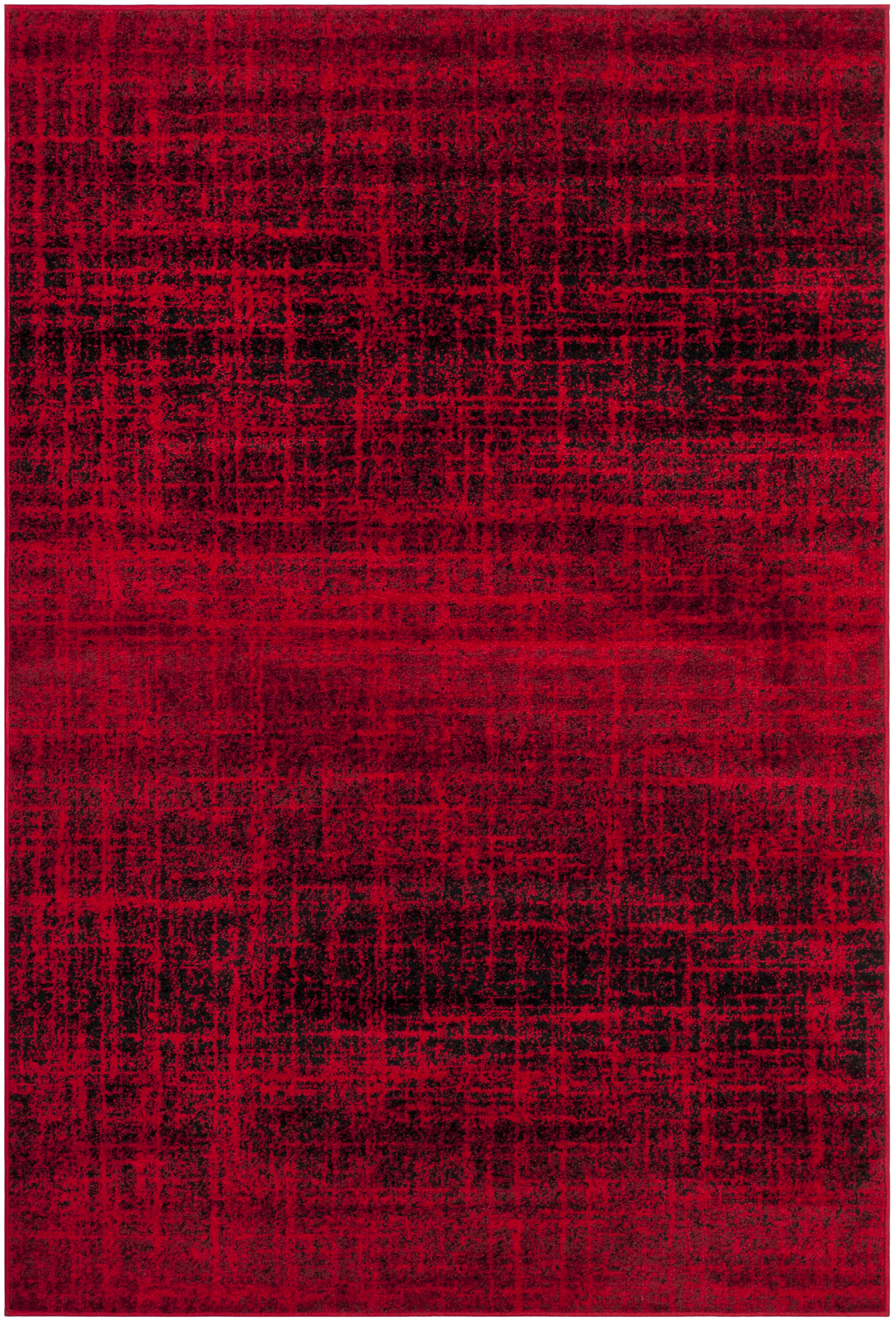 Arlo Home Woven Area Rug, ADR116F, Red/Black,  5' 1" X 7' 6" - Image 0