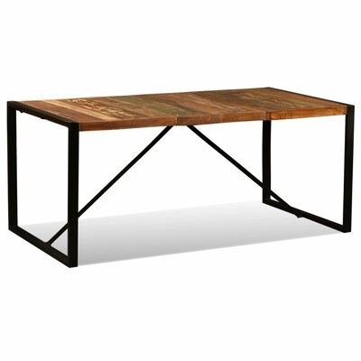 Claremore 35.43" Solid Wood Dining Table - Image 0
