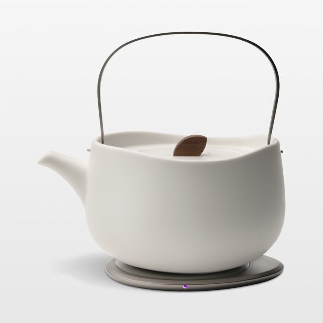 Ohom Leiph Jasmine White Heated Tea Pot - Image 0