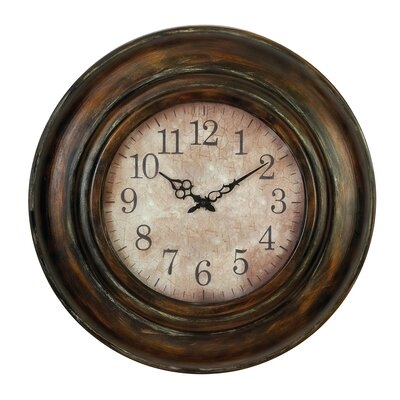 Oversized Issleib Metal 12" Wall Clock - Image 0