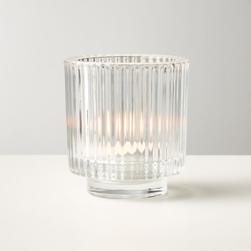 Ezra Glass Tealight Candle Holder - Image 1