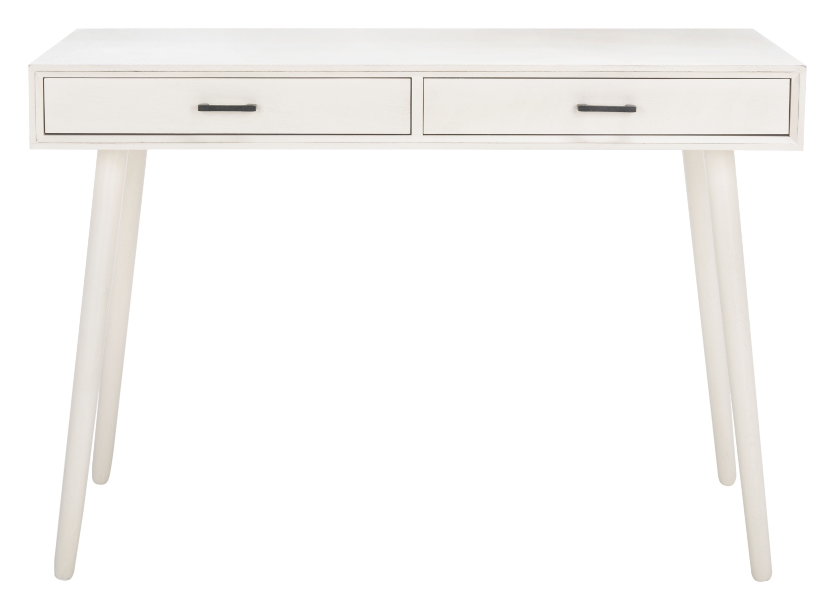 O'Dwyer 2 Drawer Desk - Distrssed White - Safavieh - Image 0