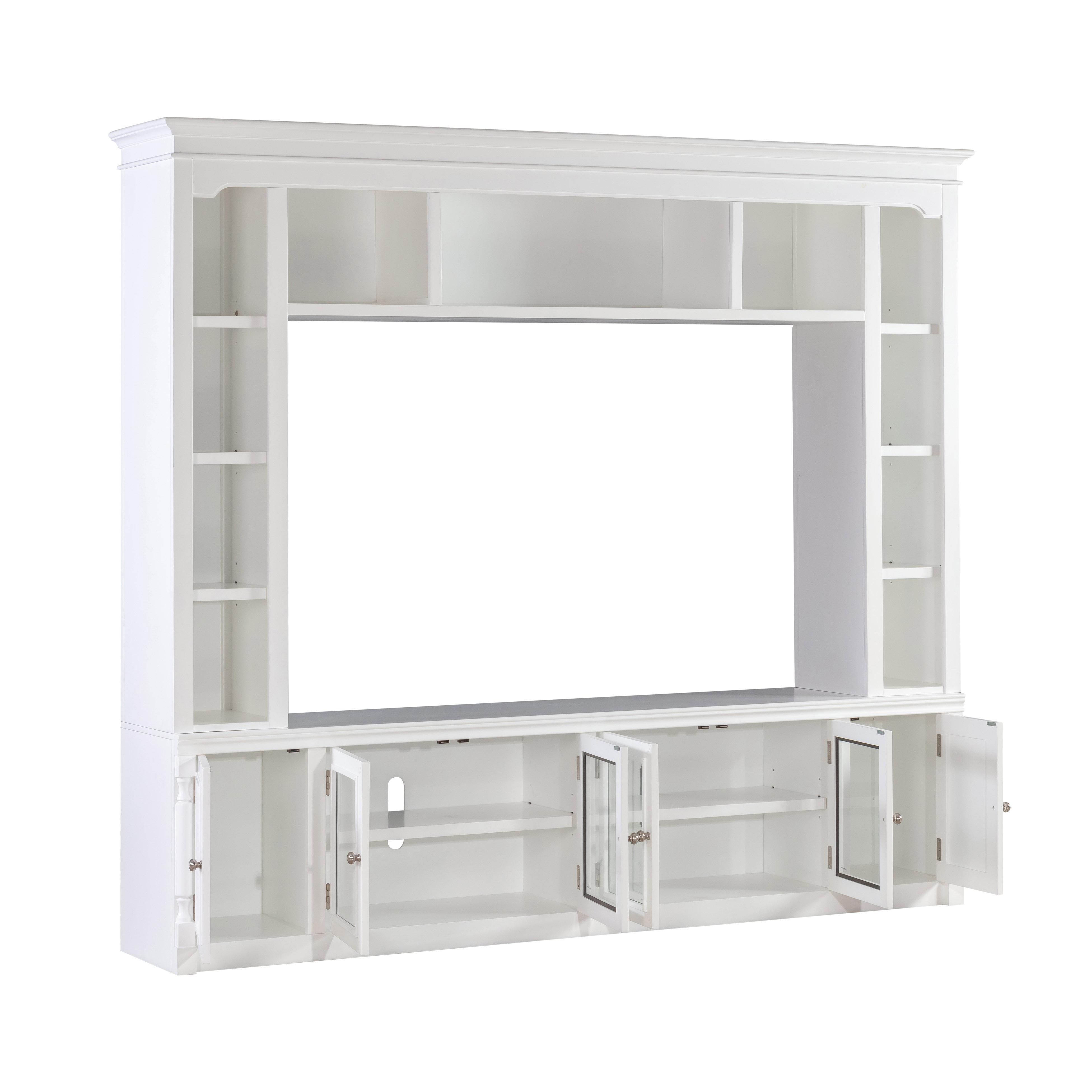 Virginia White Entertainment Center for TVs up to 75" - Image 3