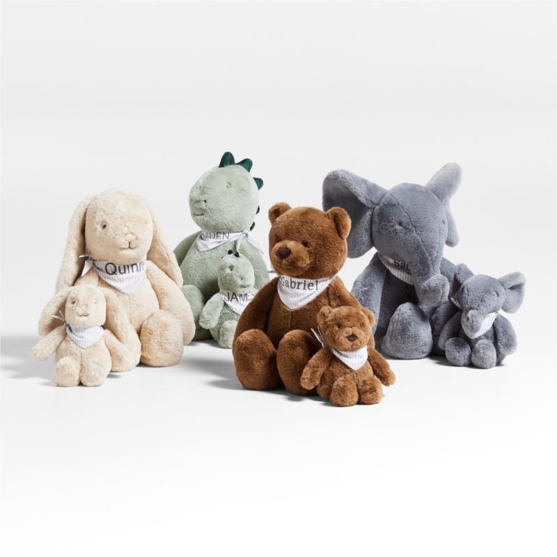 Crate Cuddlies Small Blue Elephant Kids Stuffed Animal - Image 3