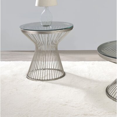 Sufyan Glass Top End Table - Image 0