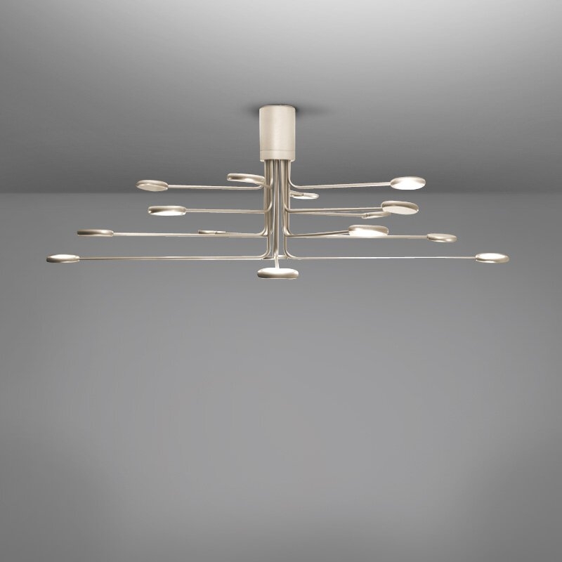 ZANEEN design Arbor 16-Light LED Semi Flush Mount Fixture Finish: Gold/Silver - Image 0