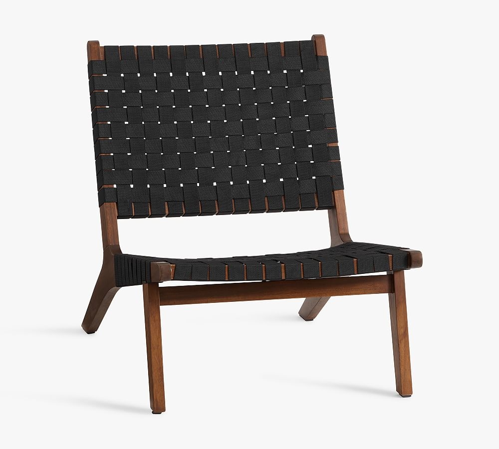 Abbott FSC(R) Acacia Woven Lounge Chair, Brown - Image 0