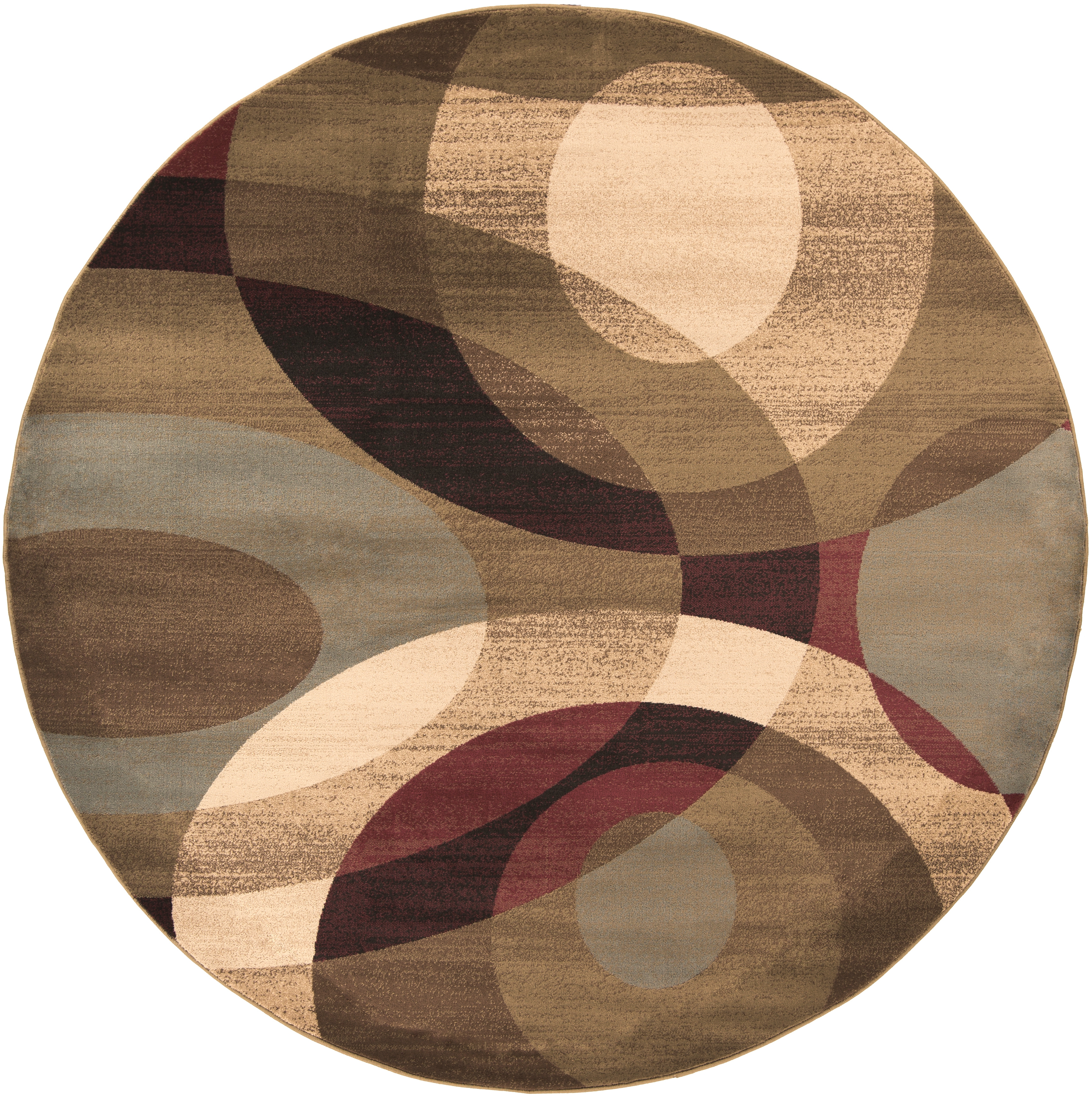 Riley Brown Indoor 7'10" x 7'10" Machine Woven Rug - Image 0