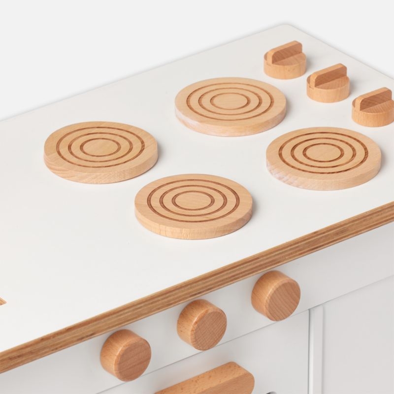 Lalo Coconut White Montessori Kids Play Kitchen - Image 7