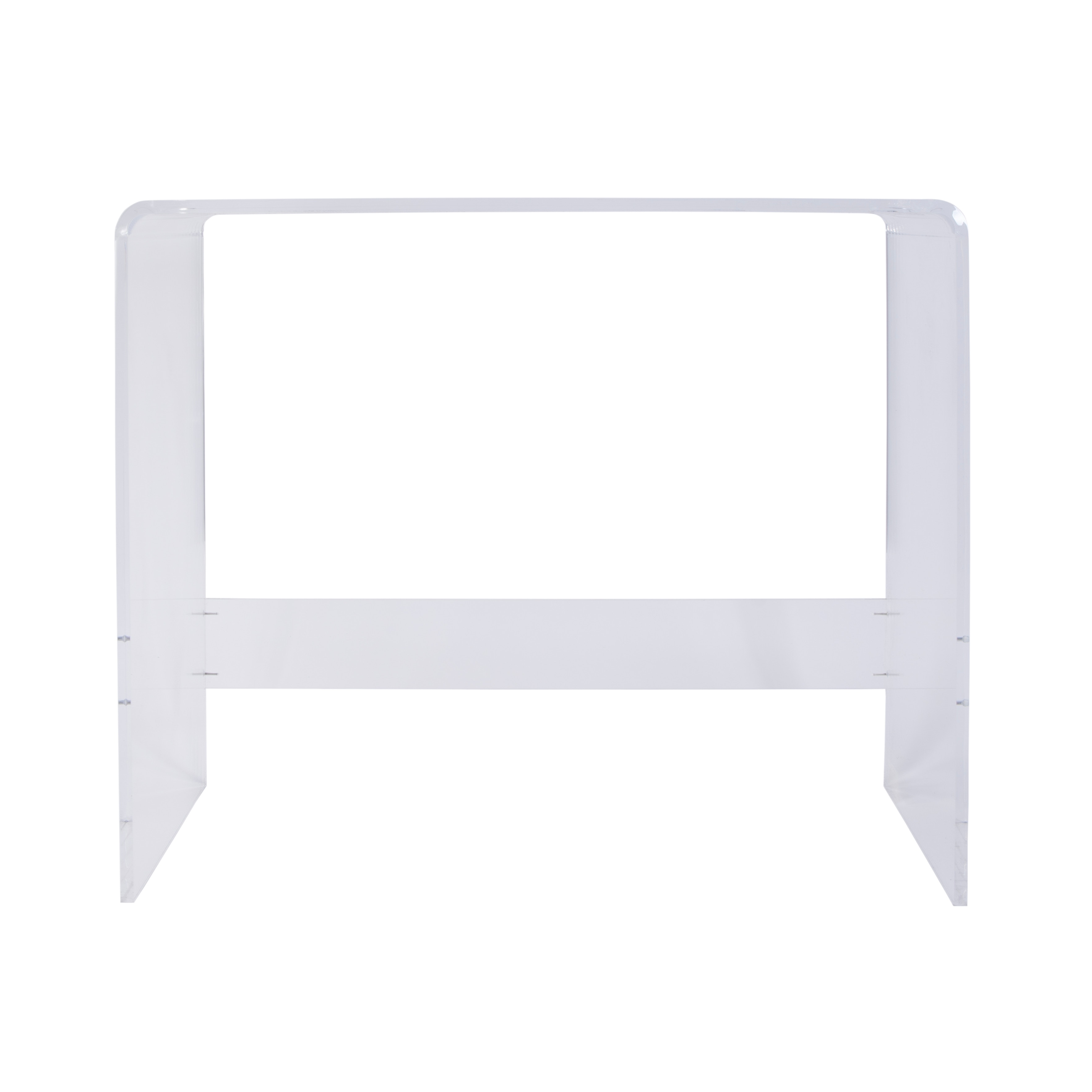 Solara Clear Acrylic Desk - Image 2