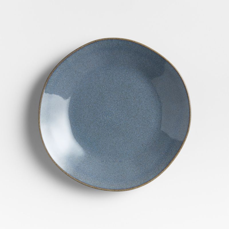 Marin Slate Blue Stoneware Salad Plates, Set of 8 - Image 7