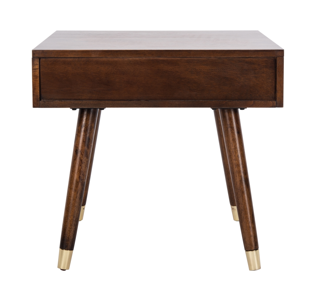 Levinson Gold Cap End Table - Brown - Safavieh - Image 7