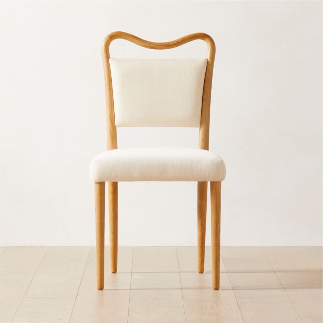 Monte Ivory Performance Fabric Dining Chair - Image 0