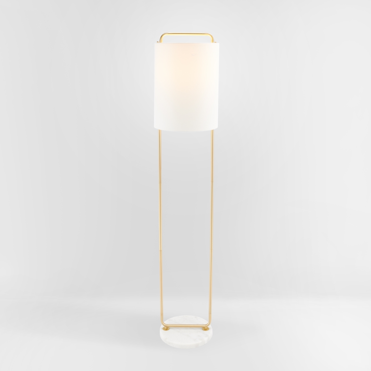 Giulia 63" Floor Lamp - Gold/White Marble - Image 6