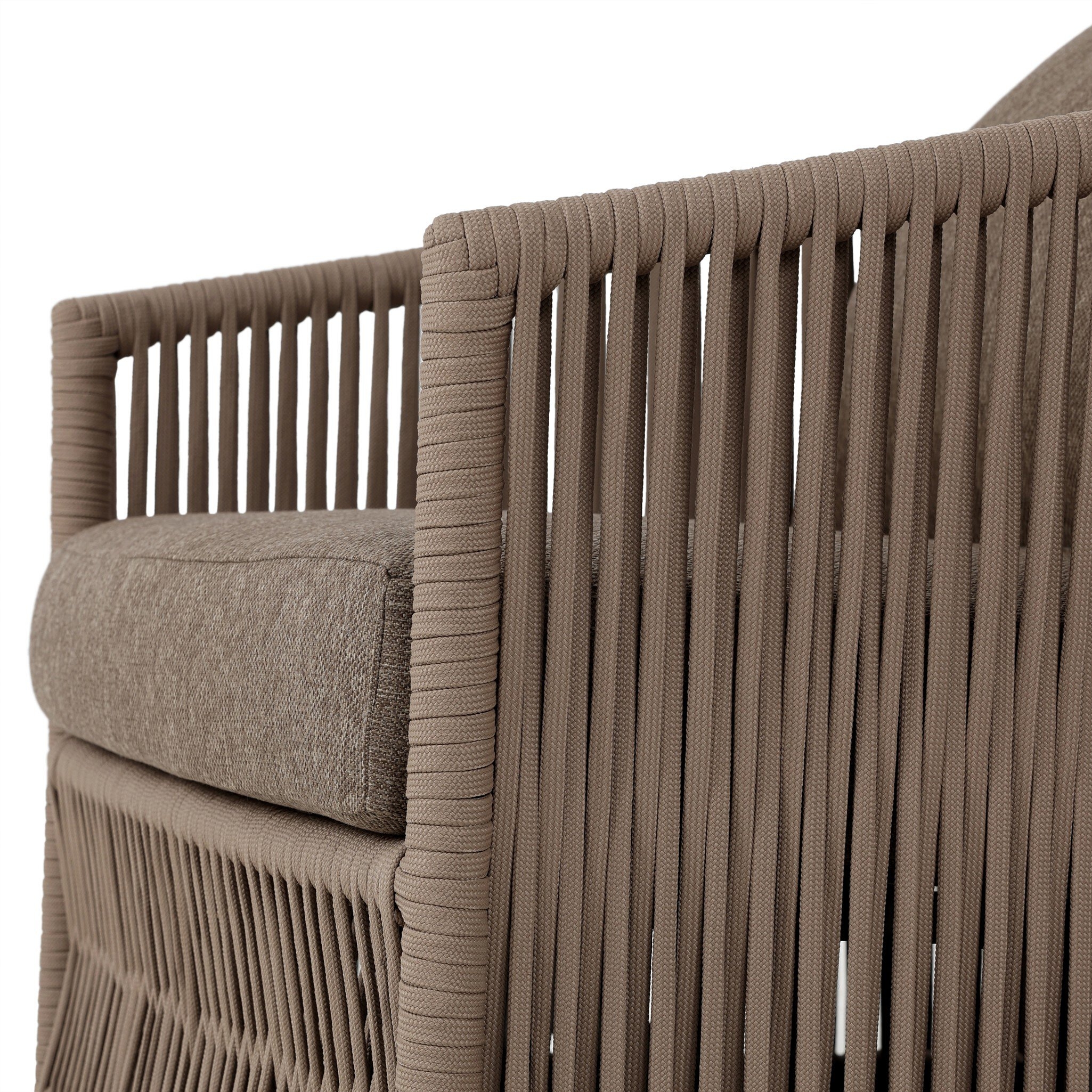 Porto Outdoor Swivel Chair - Ellor Brown - Image 10