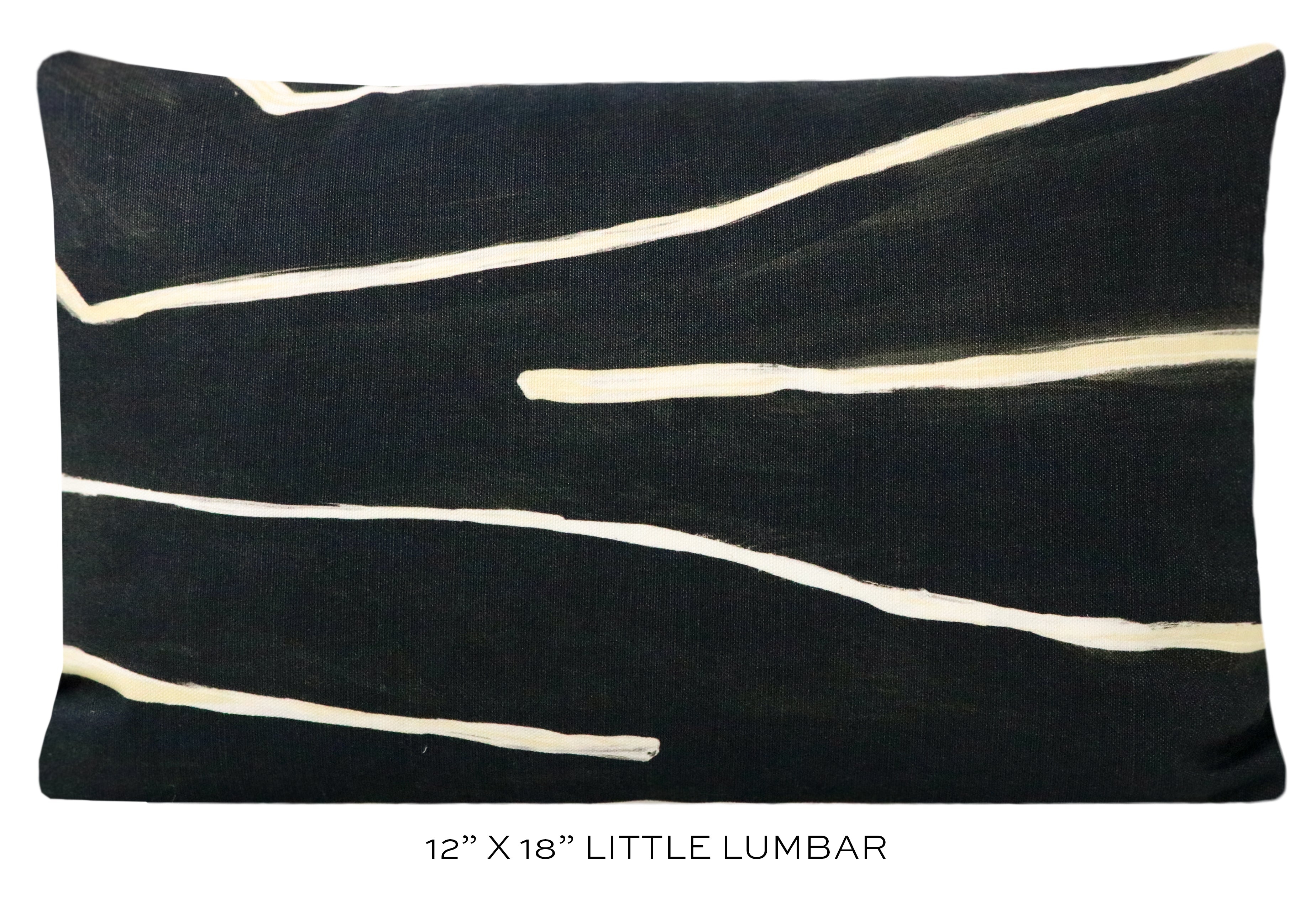 GRAFFITO // ONYX + BEIGE - 14" X 36" - Image 3