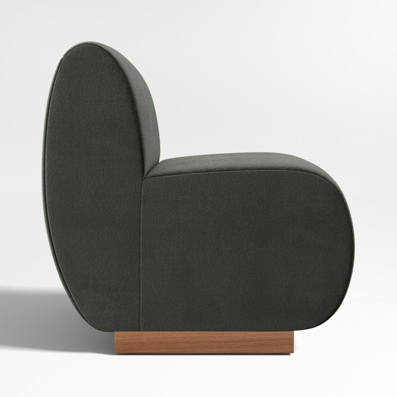 Leandro Noir Grey Single Dining Banquette - Image 2
