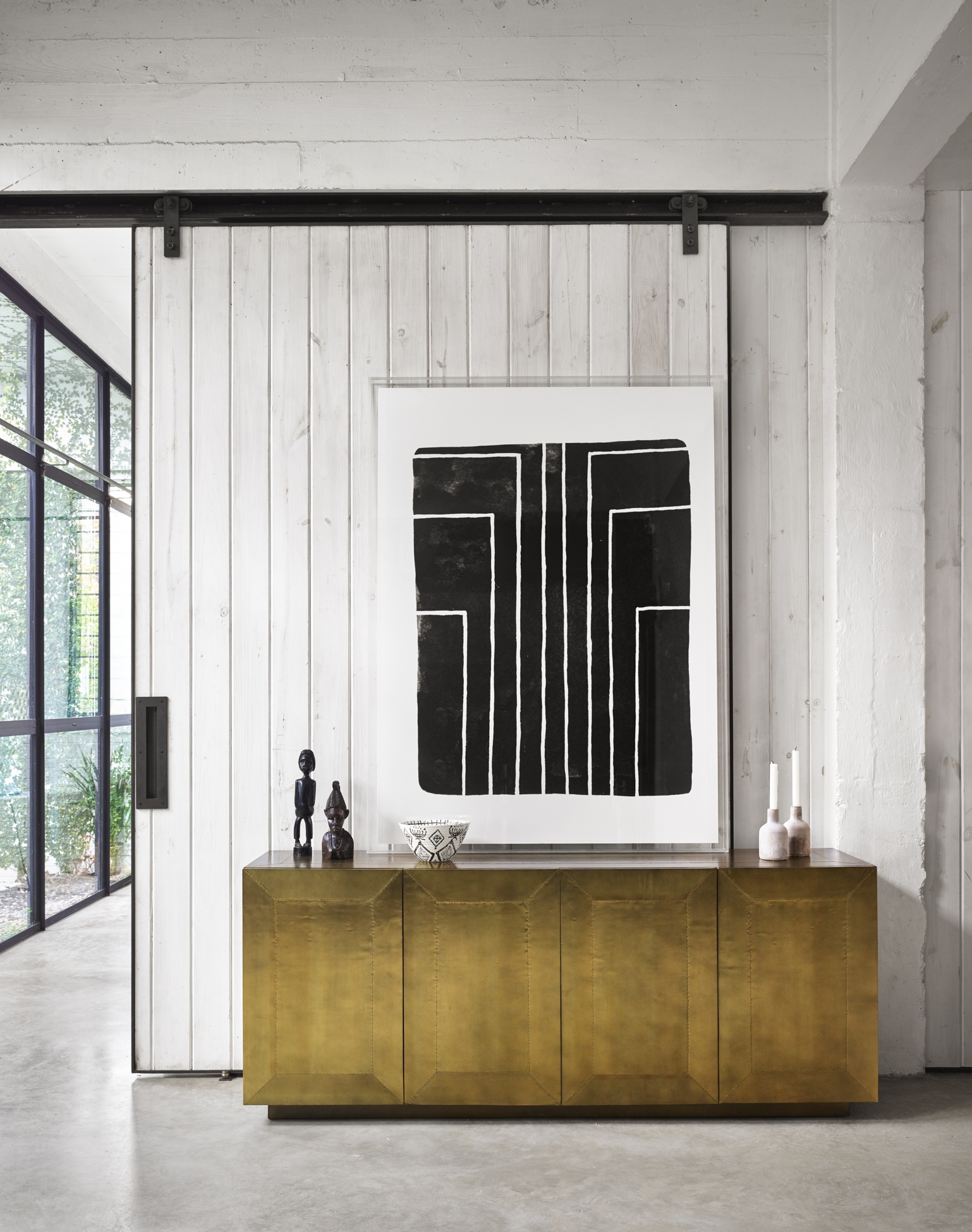 Freda Sideboard - Brushed Brass Clad - Image 10