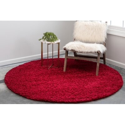 Angeline Cherry Red Area Rug - Image 0