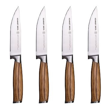 Schmidt Brothers(R) Cutlery Zebra Wood Knife Block Set, 7-Piece - Image 1