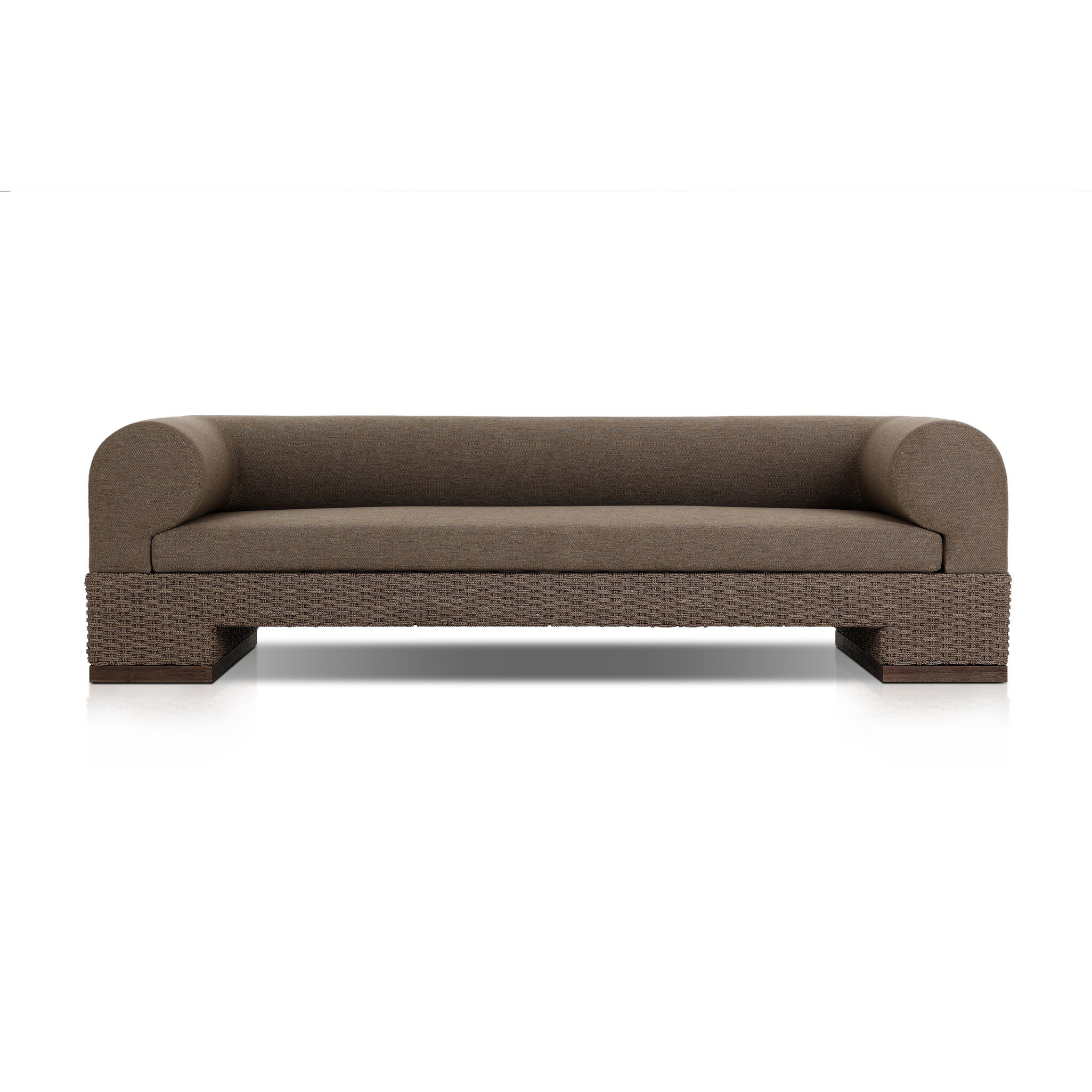 Joss Outdoor Sofa - Ellor Brown - Image 0