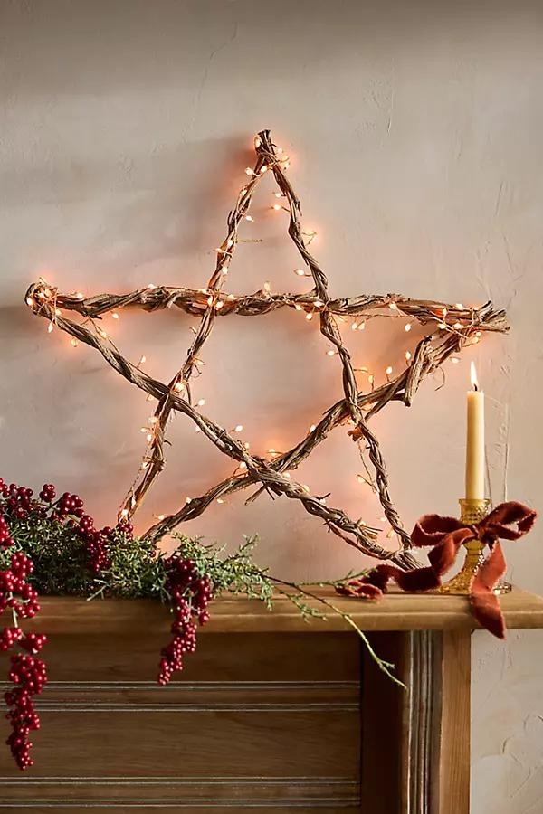 Color-Changing Lit Vine Star - Image 0