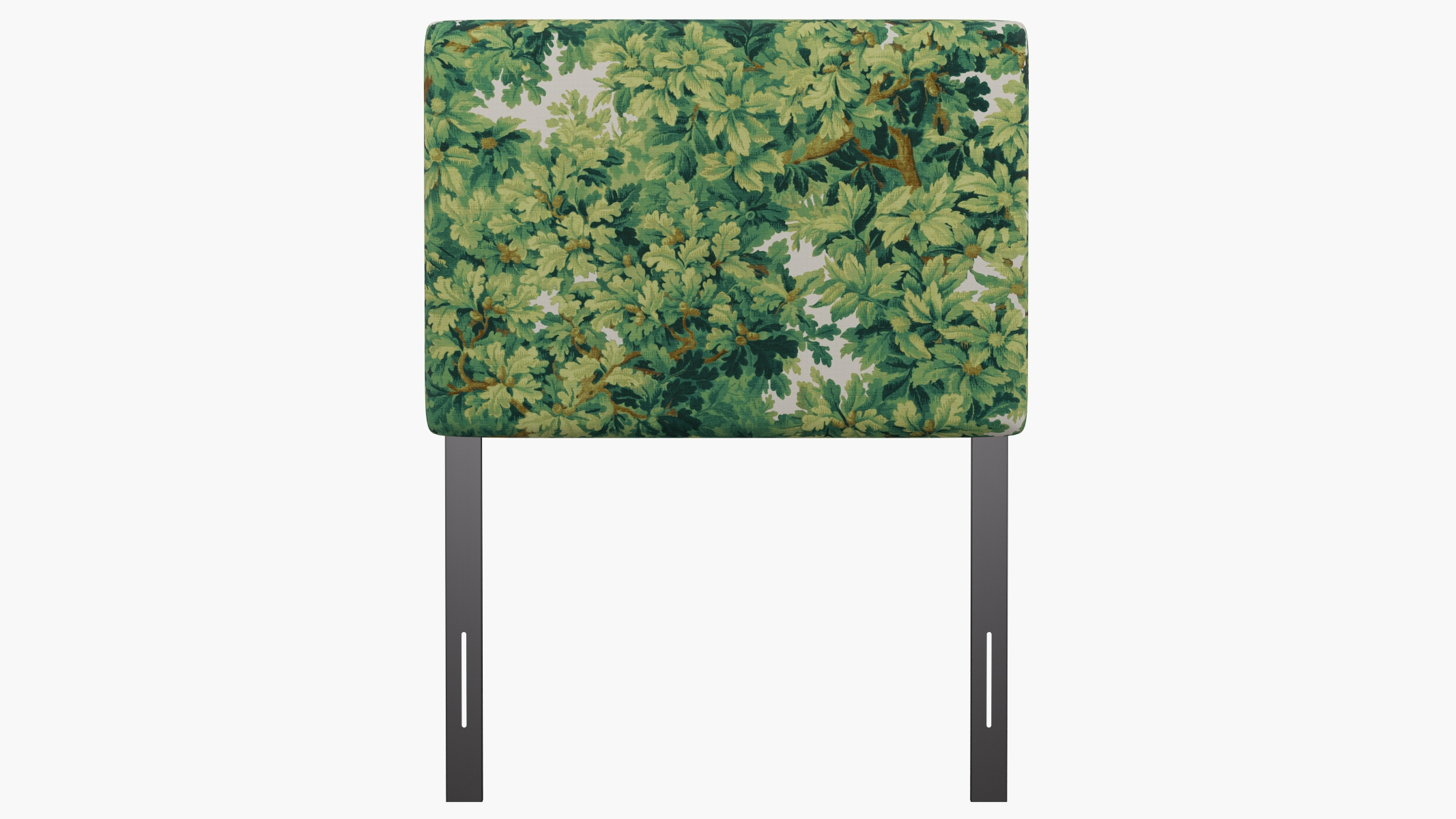 Square Back Headboard, Verdure Bois De Chene, Twin - Image 1