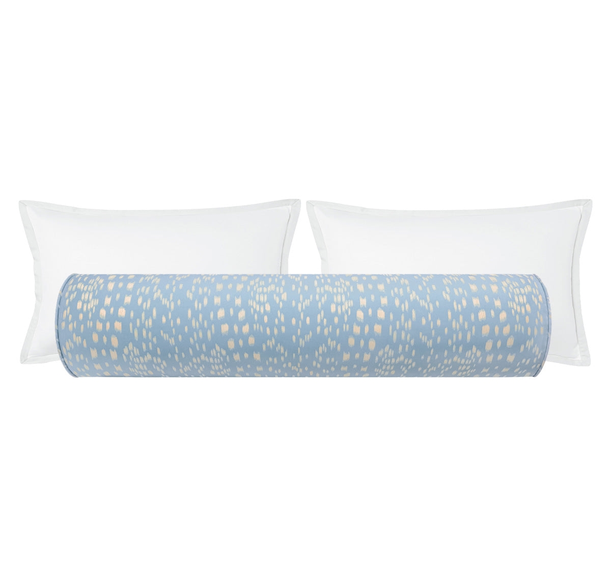 THE BOLSTER :: LES TOUCHES REVERSE // SKY | BRUNSCHWIG & FILS - TWIN // 9" x 24" - Image 0