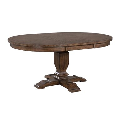 Grissett 48" Extendable Pedestal Dining Table - Image 0