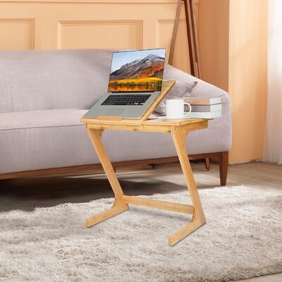 Solid Wood Tray Top C Table End Table - Image 0