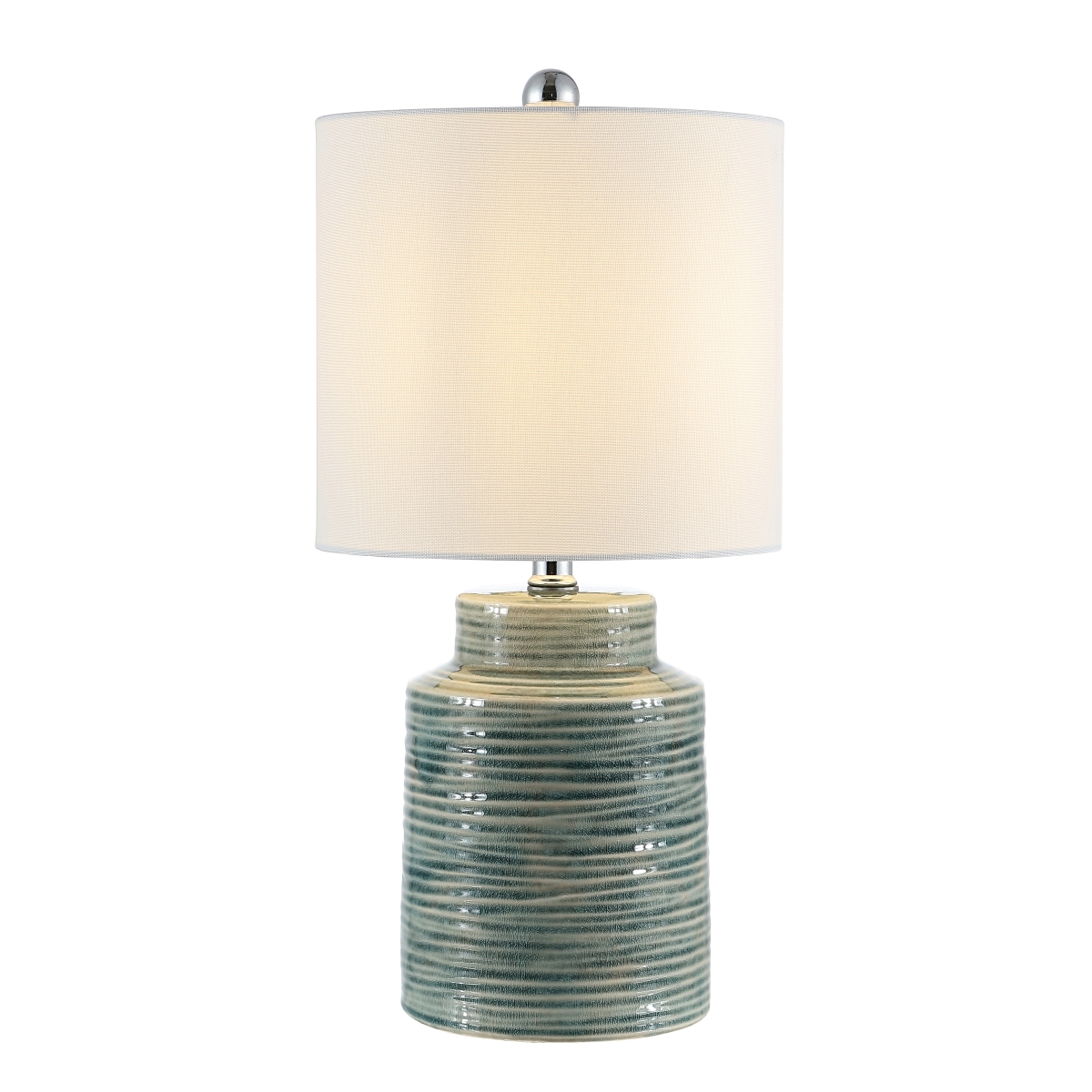 Boris 20" Table Lamp - Blue Green - Image 4