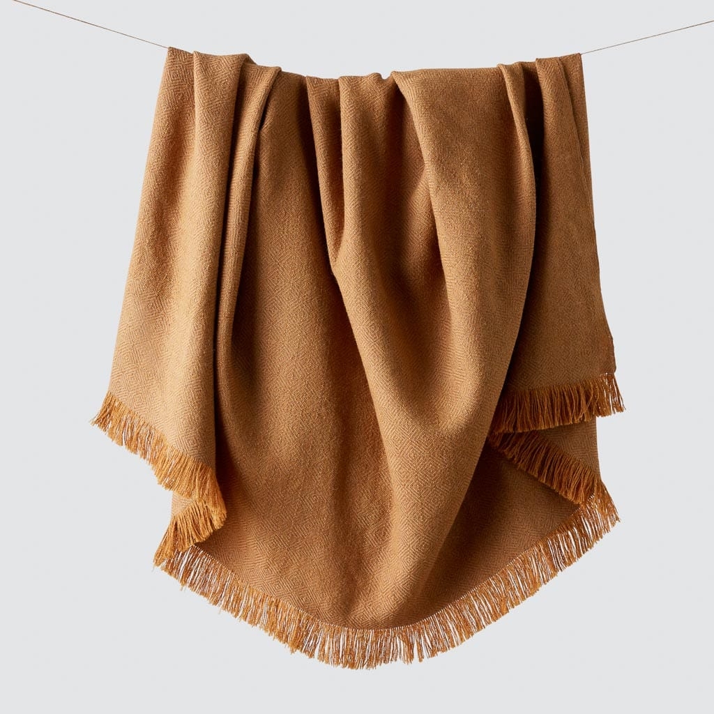 The Citizenry La Calle Alpaca Throw | Mustard - Image 0