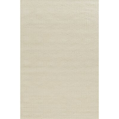 Lale Hand Braided Wool White Rug - Image 0