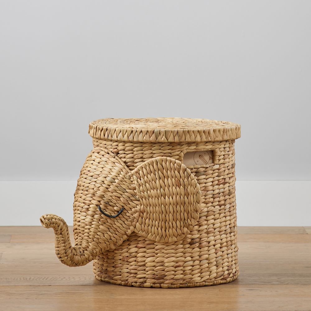 Elephant Basket, Natural, WE Kids - Image 0
