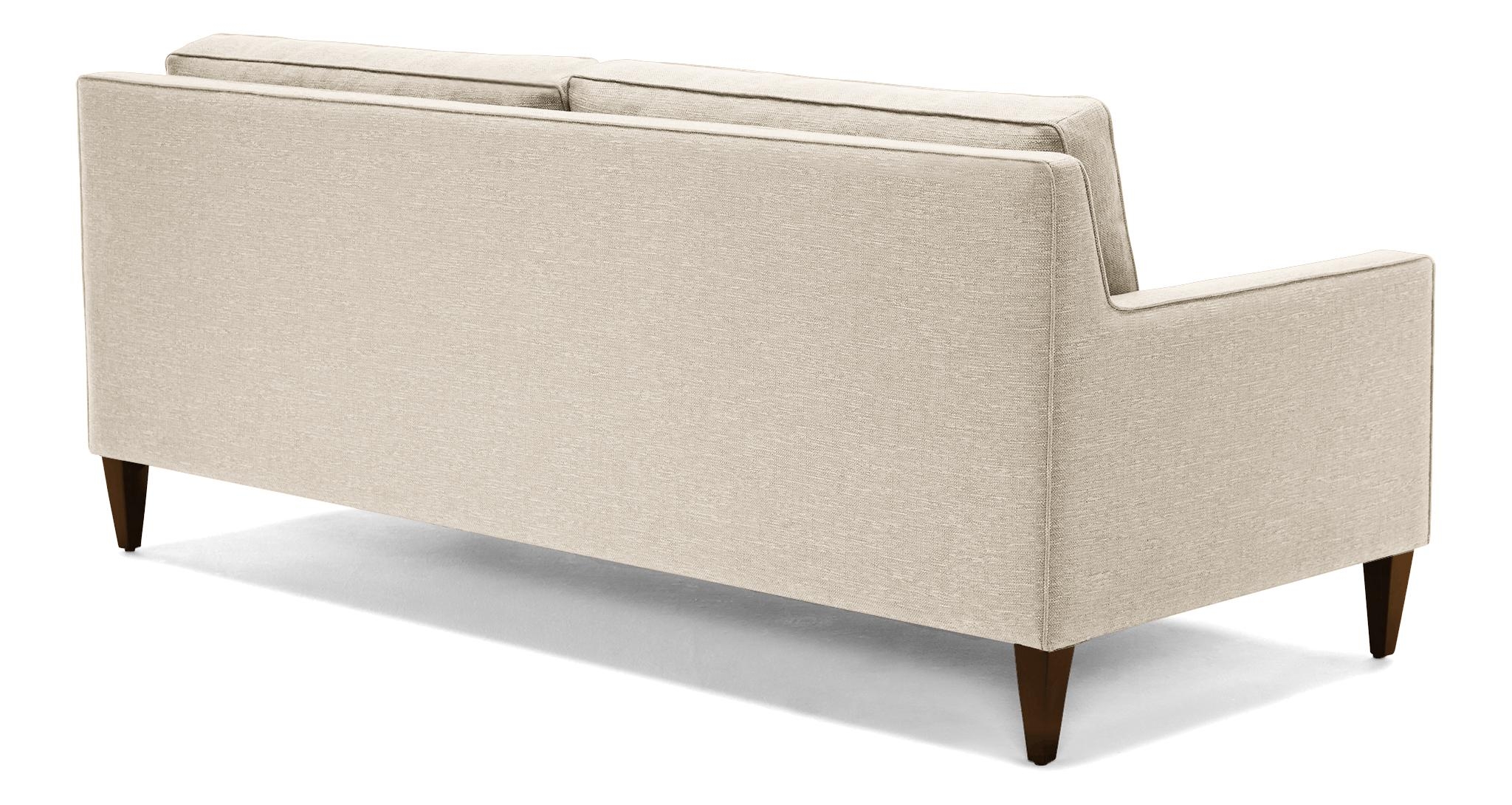 Beige/White Levi Mid Century Modern Sofa - Merit Dove - Mocha - Image 3