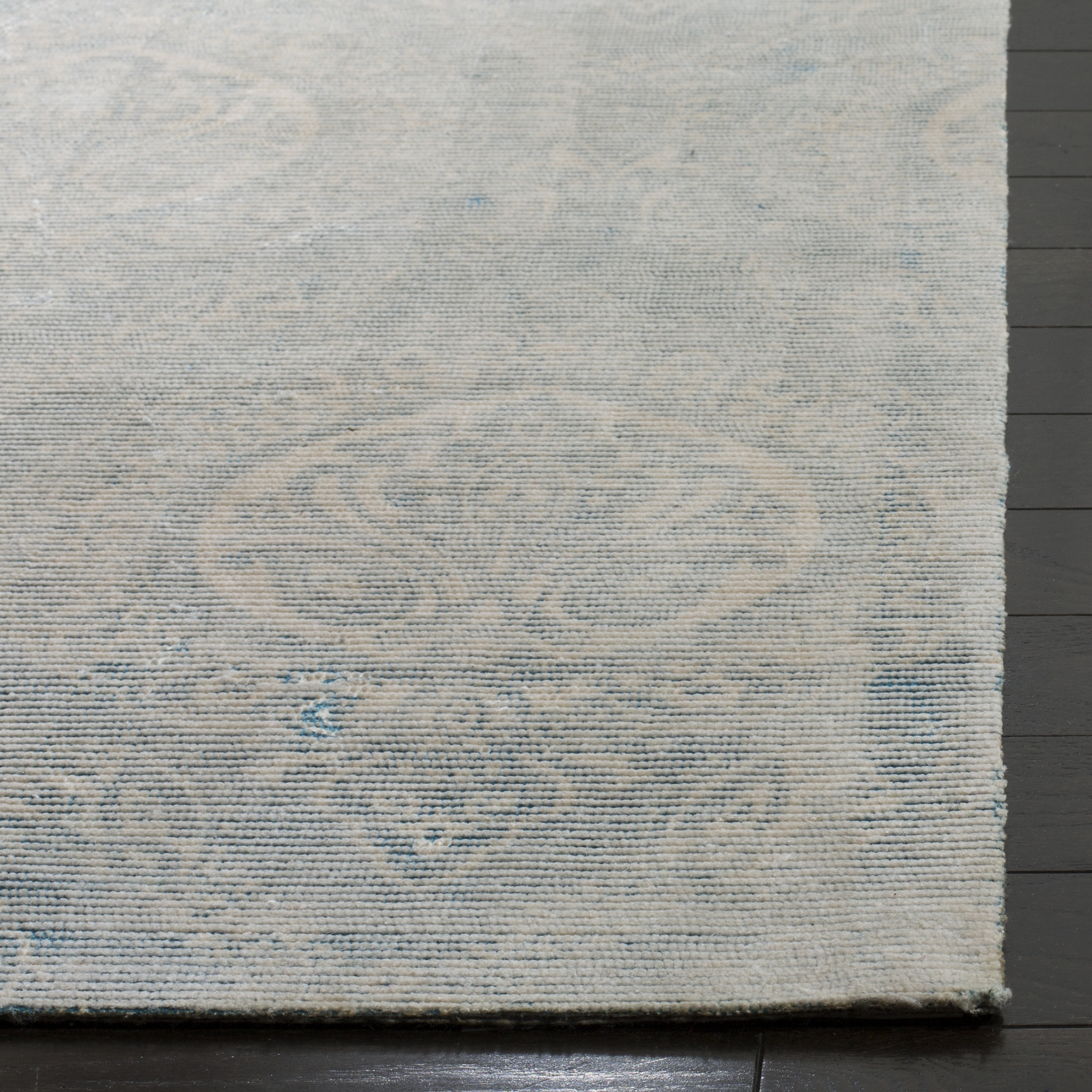 Arlo Home Hand Loomed Area Rug, MRB405K, Turquoise/Ivory,  2' 3" X 8' - Image 2