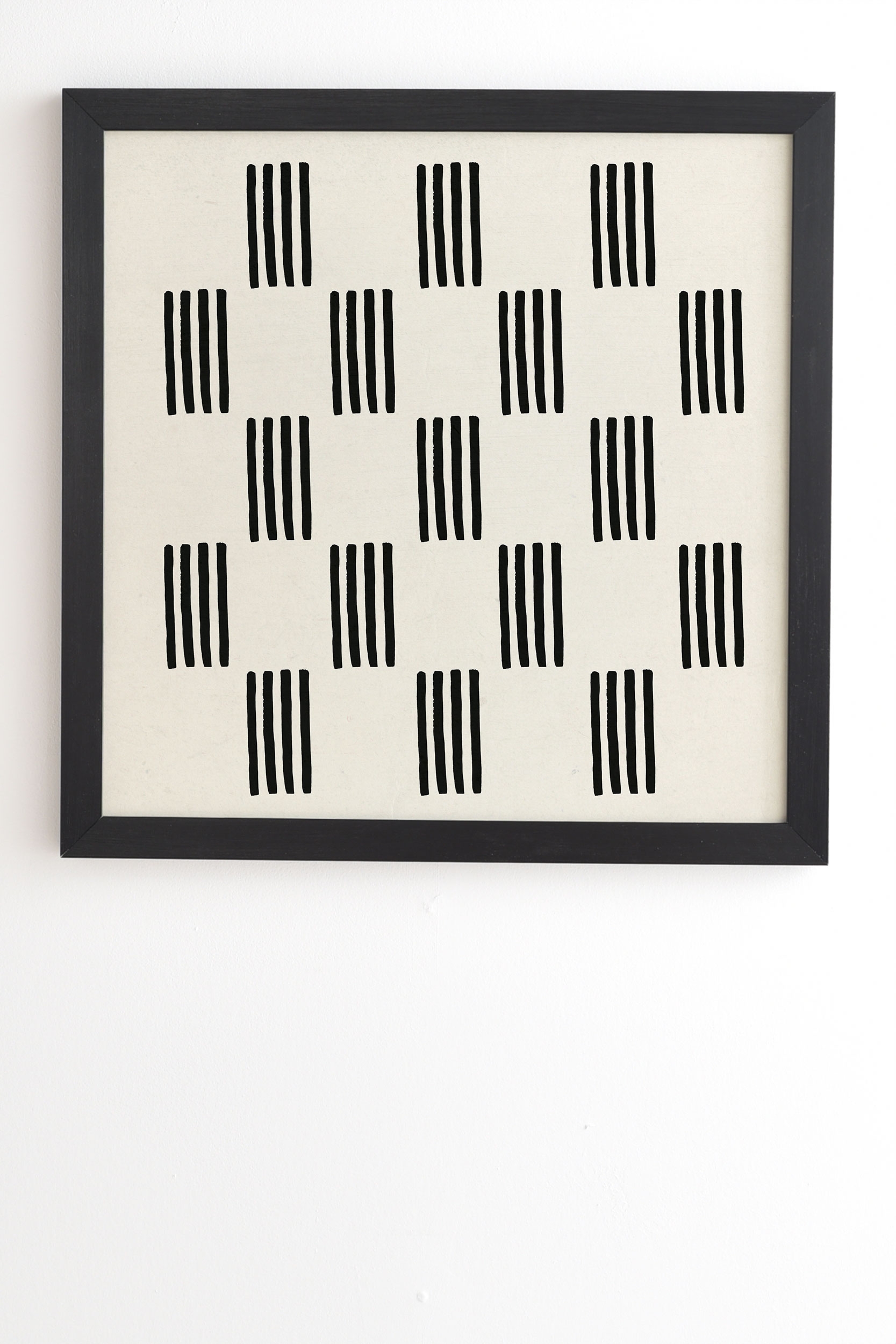 Formation by Rose Beck - Framed Wall Art Basic Black 20" x 20" - Image 1