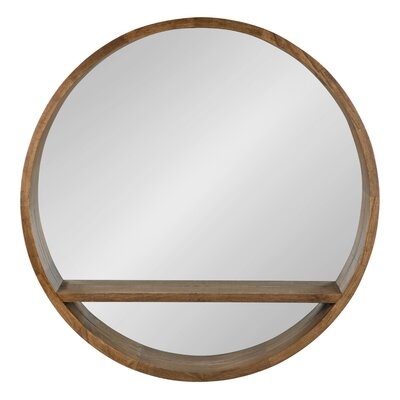 Mayna Traditional Beveled Accent Mirror with Shelf - Image 0