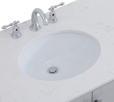 Riola 42" Single Sink Vanity, Gray - Image 1