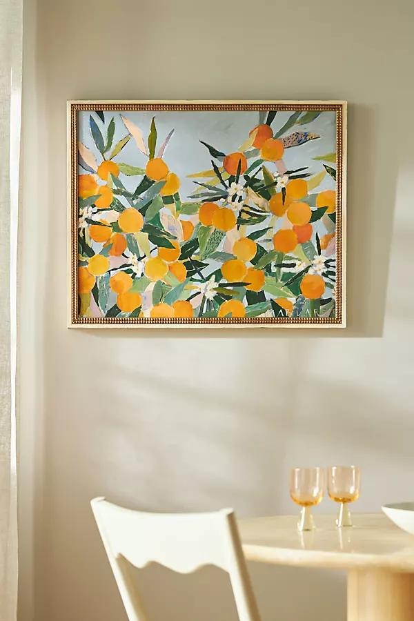 Dusty Blue Fruit Wall Art - Image 1