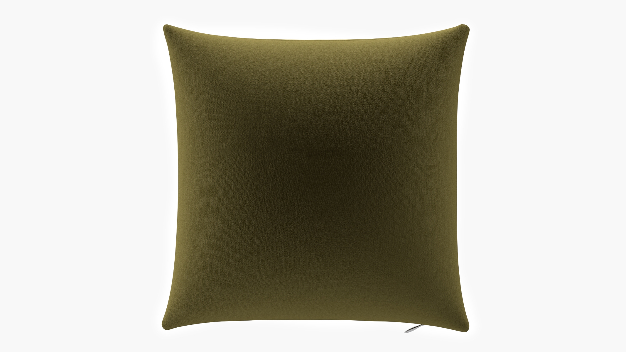 Throw Pillow 18", Sage Performance Velvet, 18" x 18" - Image 0