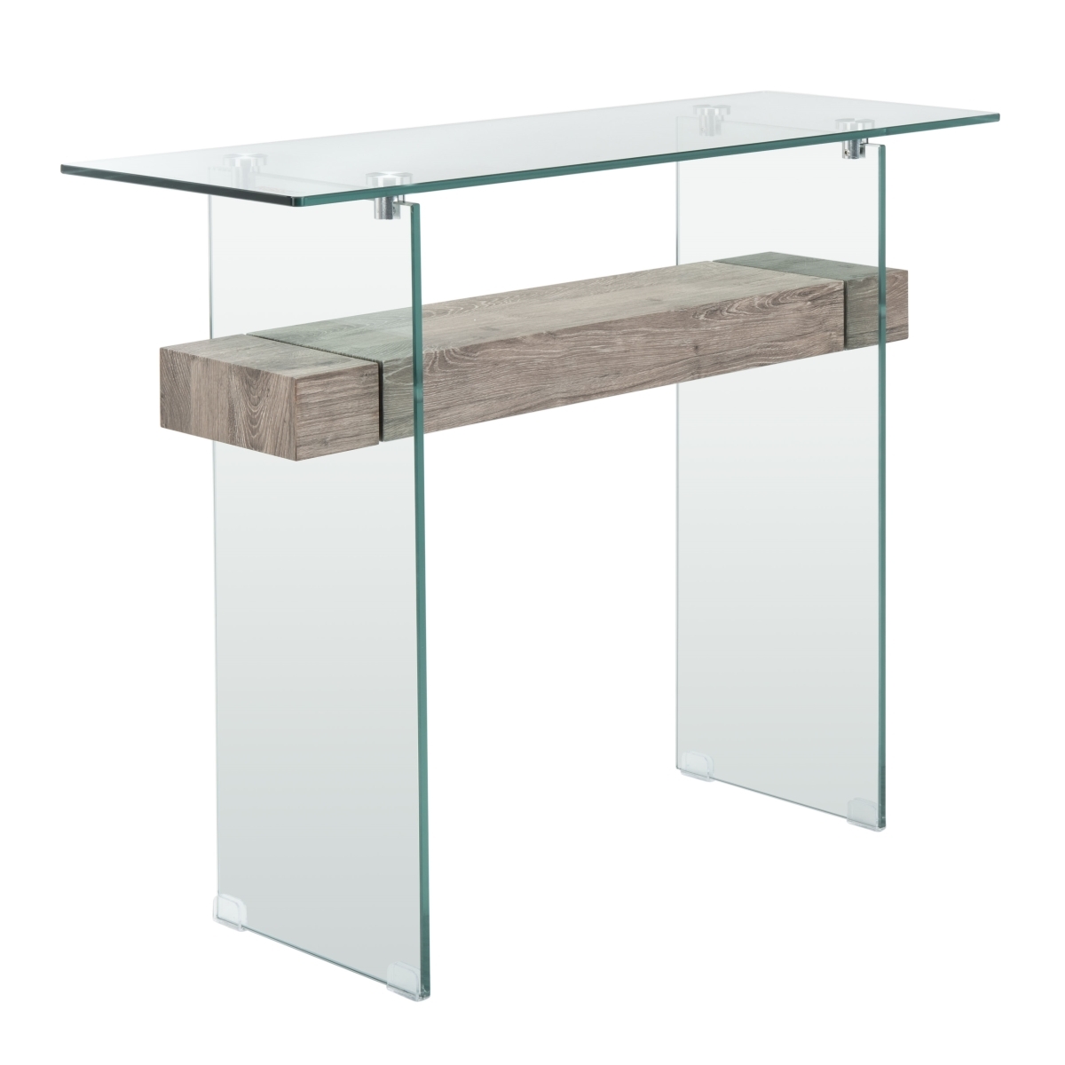 Kayley Console Table - Grey Oak - Safavieh - Image 5