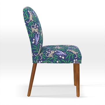 Round Back Dining Chair, Print, Blushstroke, Cream Peach - Image 3